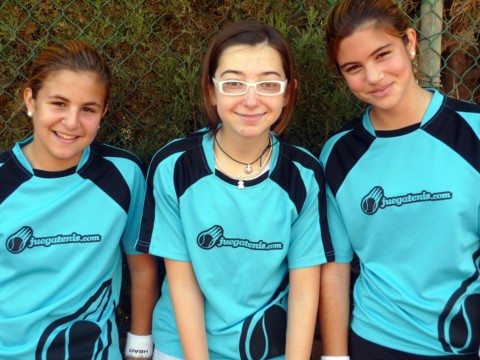 Patricia Ramírez, Laura Trujillo y Gema Ramírez.